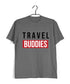 Wanderlust Travel Travel Travel Buddies Custom Printed Graphic Design T-Shirt for Women